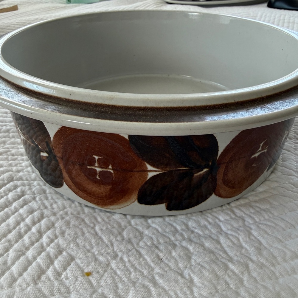 Arabia Finland Rosmariini -Ulla Procope vintage serving bowl measures 13” across
